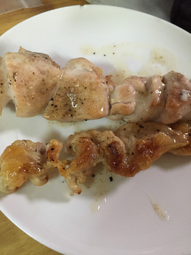 超簡単胸肉で低カロリー高タンパクな焼き鳥