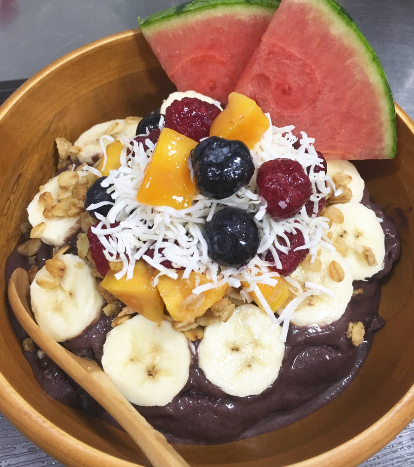 簡単アサイーボウルのレシピ