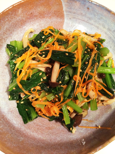 小松菜のナムルの写真
