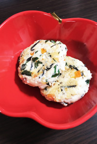 離乳食 後期〜 豆腐ハンバーグ 卵不使用