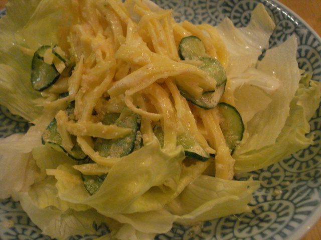 しゃきしゃきポテトの明太子サラダの画像