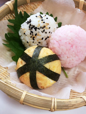 お弁当に♬まん丸手まりの卵焼き