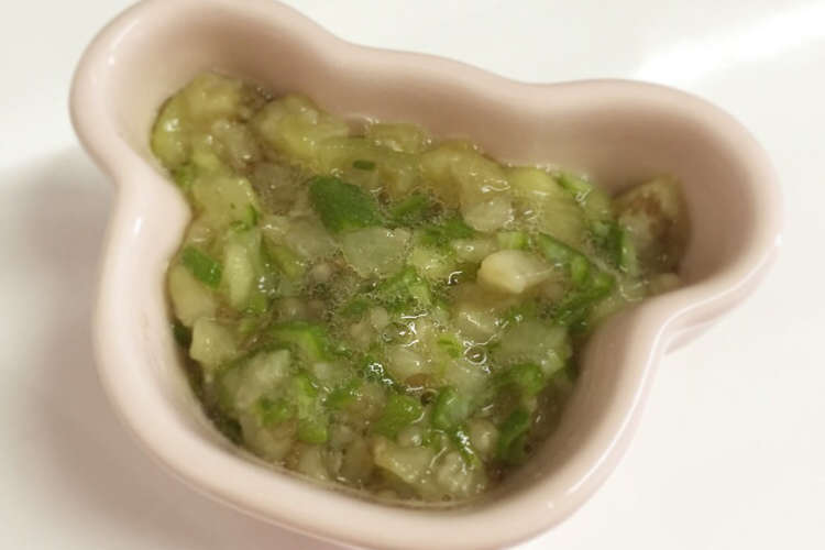 離乳食中期 なすとオクラのとろとろ レシピ 作り方 By Hana6v6 クックパッド 簡単おいしいみんなのレシピが361万品