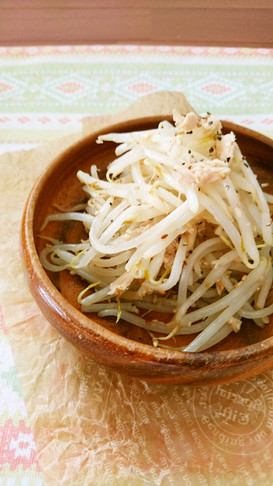 レンジで簡単☆ご飯のお供に・無限もやし。