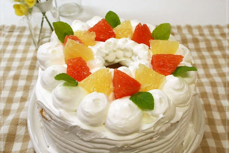 シフォンケーキ 真夏のデコレーション レシピ 作り方 By Rarararako クックパッド 簡単おいしいみんなのレシピが358万品