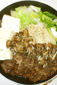 牛肉のすき焼き風煮物♪すきやきの作り方
