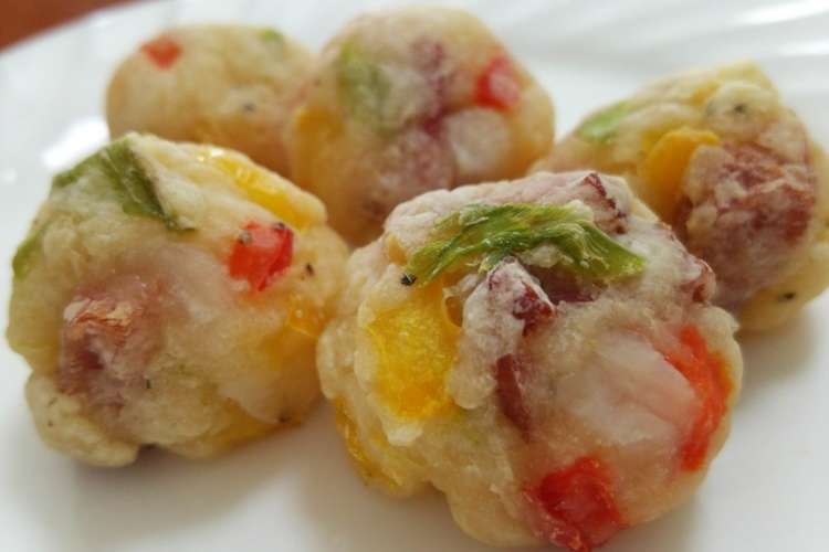 カラフルジャーマンポテト ポンデケージョ レシピ 作り方 By ルナ7 クックパッド 簡単おいしいみんなのレシピが371万品