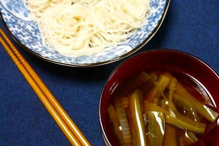 簡単 冷たいそうめんと温かい茄子玉つゆ レシピ 作り方 By だんどり亭 クックパッド 簡単おいしいみんなのレシピが352万品