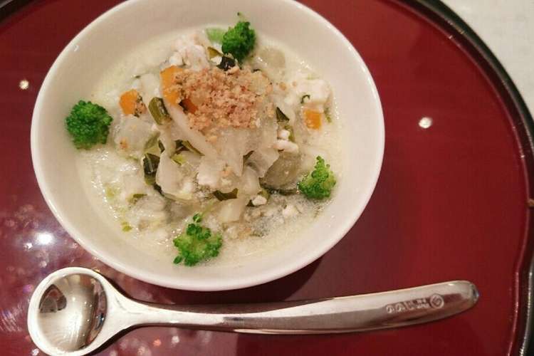 野菜たっぷり豆乳うどん 離乳食 レシピ 作り方 By たかひろくんママ クックパッド 簡単おいしいみんなのレシピが360万品