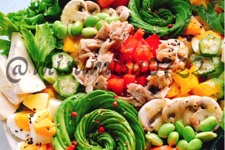 お野菜たっぷり 自家製ツナでコブサラダ レシピ 作り方 By Misumisu07 クックパッド 簡単おいしいみんなのレシピが357万品