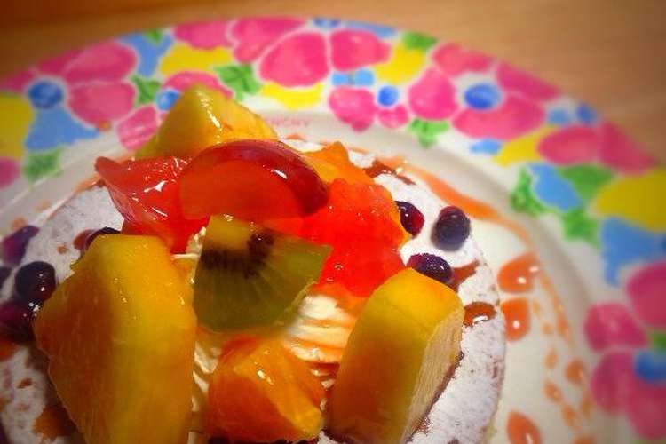 カフェ風 分厚いパンケーキ ザクロ風味 レシピ 作り方 By 妊活 ザクロママ クックパッド 簡単おいしいみんなのレシピが371万品