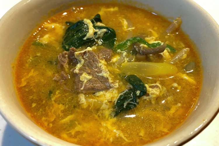 韓国料理屋さんのユッケジャンスープ レシピ 作り方 By ゆき クックパッド 簡単おいしいみんなのレシピが357万品