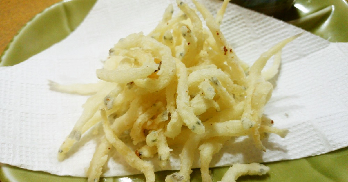 シラウオの唐揚げ 片栗粉揚げ レシピ 作り方 By なべ いばらき クックパッド 簡単おいしいみんなのレシピが353万品