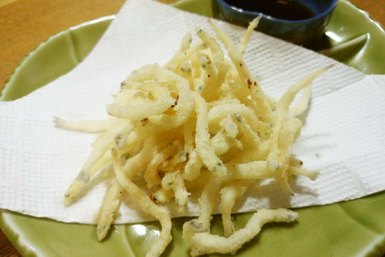 シラウオの唐揚げ 片栗粉揚げ レシピ 作り方 By なべ いばらき クックパッド 簡単おいしいみんなのレシピが364万品