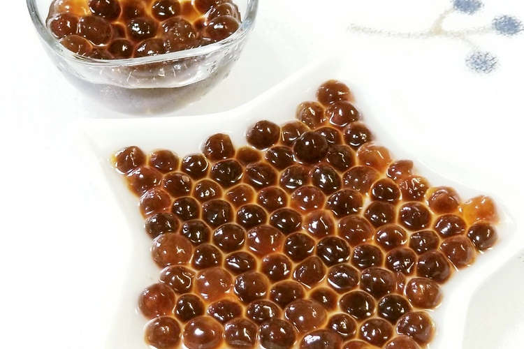 ブラックタピオカのゆで方と保存方法 レシピ 作り方 By Mimi Ko クックパッド 簡単おいしいみんなのレシピが354万品