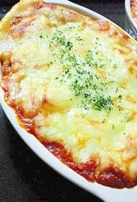 餃子の皮で☆簡単ラザニア レシピ
