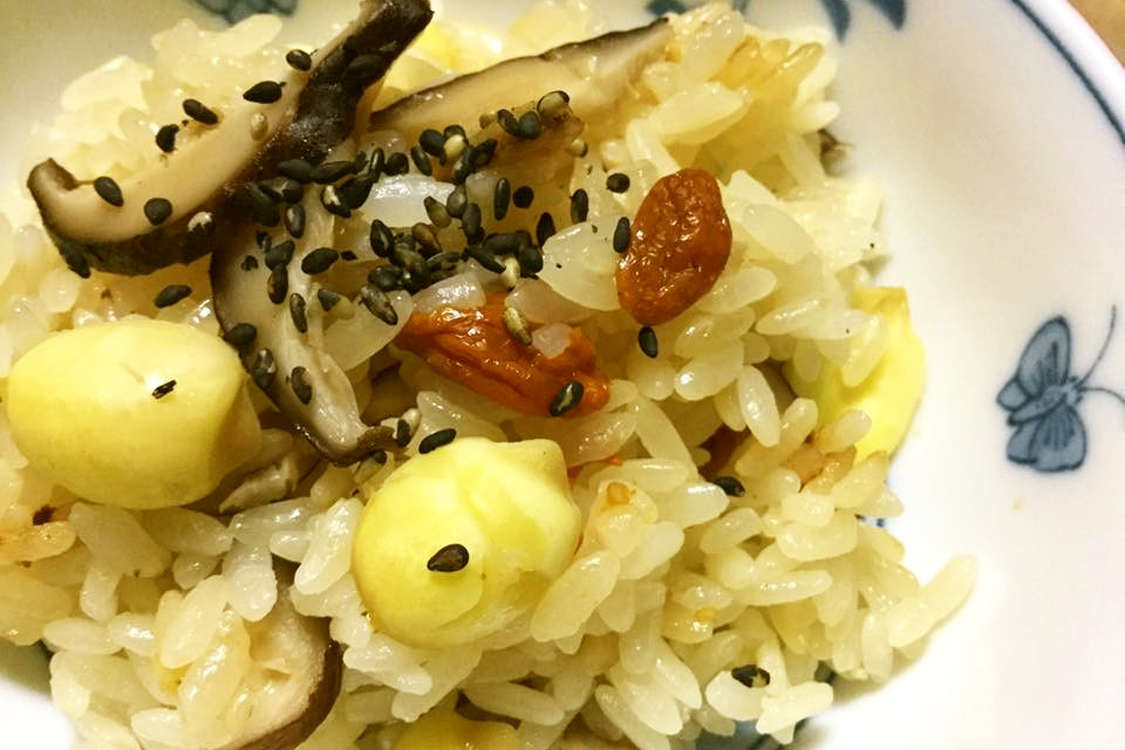 簡単甘くて ほっこり ハスの実のおこわ レシピ 作り方 By れおたんのママ クックパッド 簡単おいしいみんなのレシピが379万品