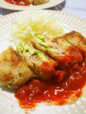 ヘルシーアボカドカツ♪濃厚アボカド食感♪