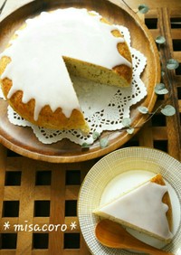 m炊飯器de紅茶とレモンのケーキ