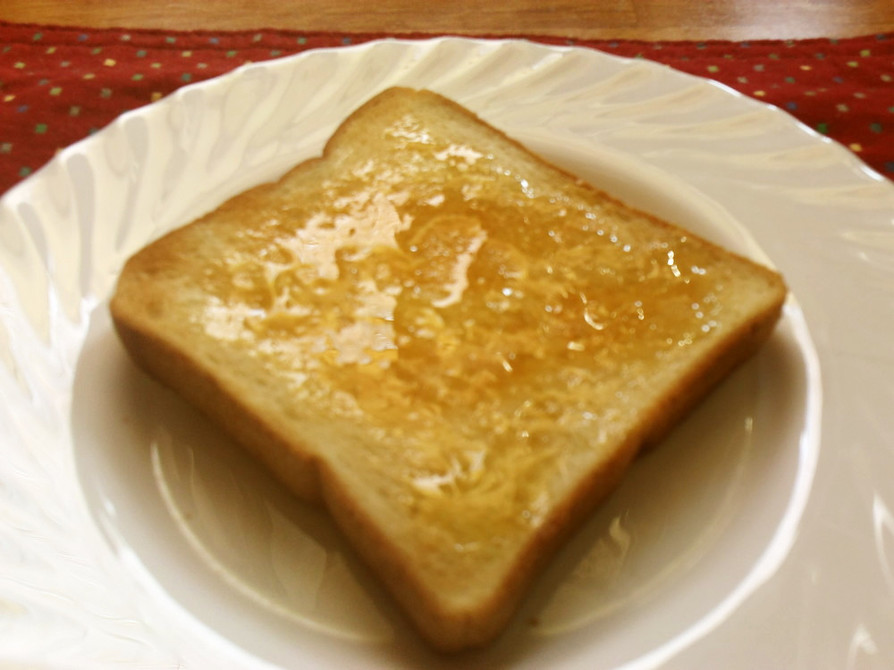 今日の朝食♡オリーブトースト(０＾＾０)の画像