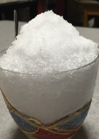 ラムネ味のかき氷