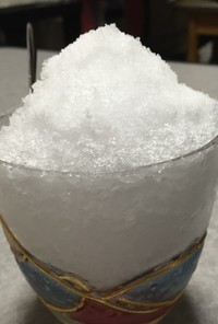 ラムネ味のかき氷