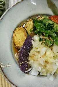 ひんやり☆簡単♪夏野菜の麺つゆマリネ