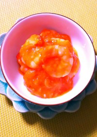 低糖質レシピ☆レンジで簡単！海老チリ！