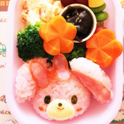 ボンボンリボン弁当の写真