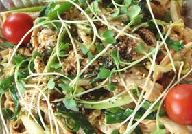 蒸し鶏の冷菜キムチサラダ