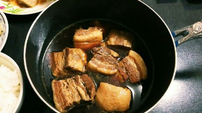 豚バラの角煮（圧力鍋なし）の写真