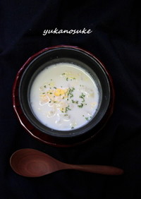 災害非常食✿白菜とかき玉ミルクスープ