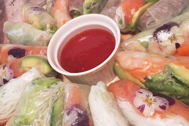 おもてなし洒落乙生春巻き レシピ 作り方 By Chinoue クックパッド 簡単おいしいみんなのレシピが354万品