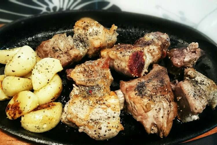 スペアリブとホクホクにんにくの炭塩焼き レシピ 作り方 By こまる氏 クックパッド 簡単おいしいみんなのレシピが361万品