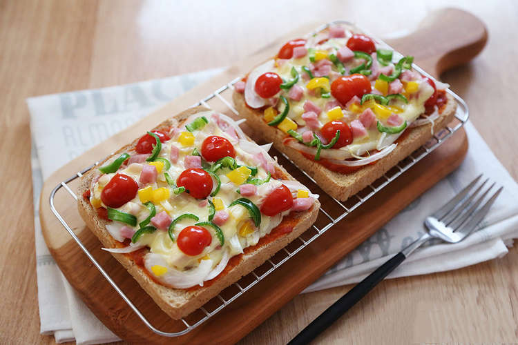 簡単 食パンピザ レシピ 作り方 By Cook ママ クックパッド