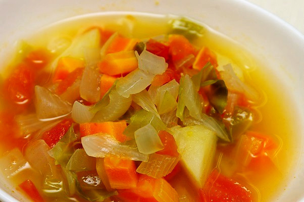 野菜たっぷり！お手軽野菜スープの画像