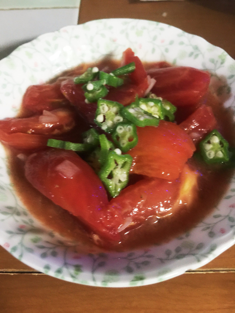 完熟トマト de 冷製トマトスープの画像