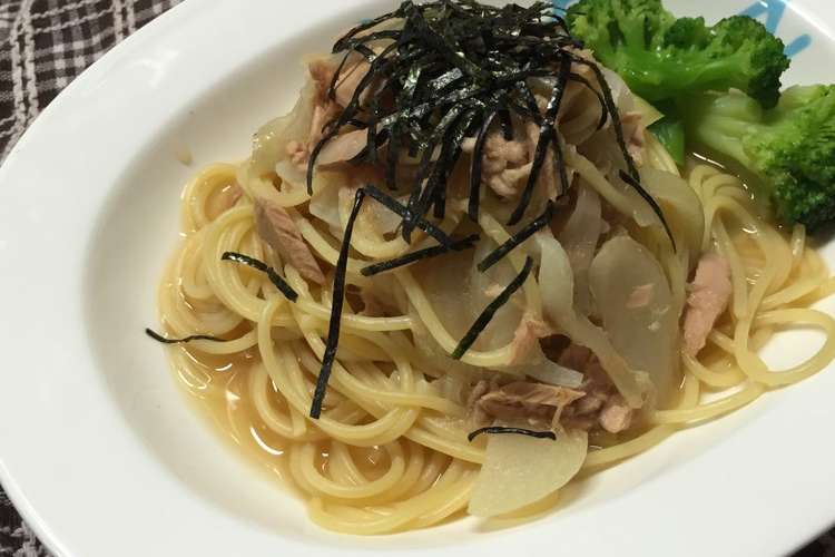 超簡単 ツナと玉ねぎの和風パスタ レシピ 作り方 By きゃん クックパッド