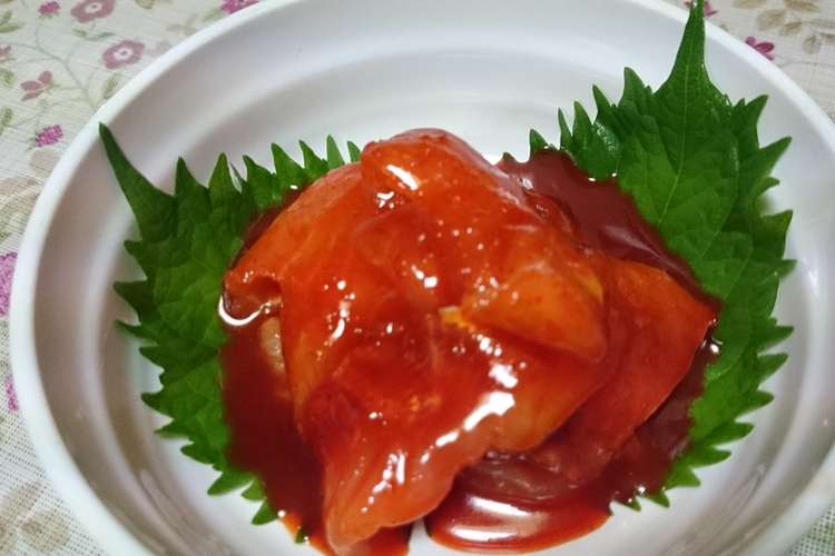 ボラの刺し身 酢コチュジャン和え レシピ 作り方 By Machi106 クックパッド 簡単おいしいみんなのレシピが361万品