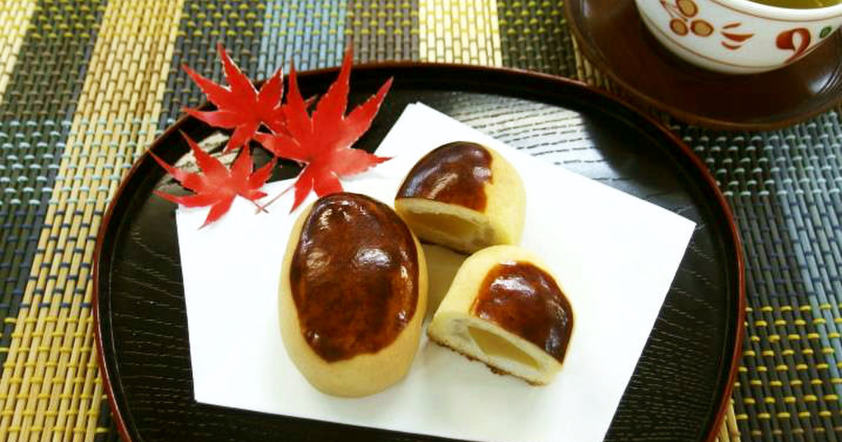 秋の贅沢スイーツ！一粒栗入り「栗饅頭」 by 【宝笠印】増田製粉所 【クックパッド】 簡単おいしいみんなのレシピが283万品... 