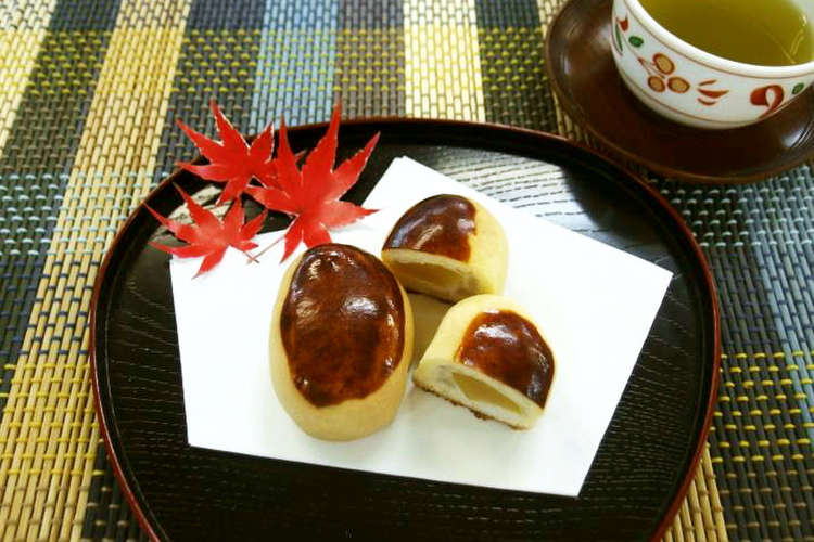 栗拾い 可愛い栗型くりまんじゅう レシピ 作り方 By Yuᗩ クックパッド 簡単おいしいみんなのレシピが350万品