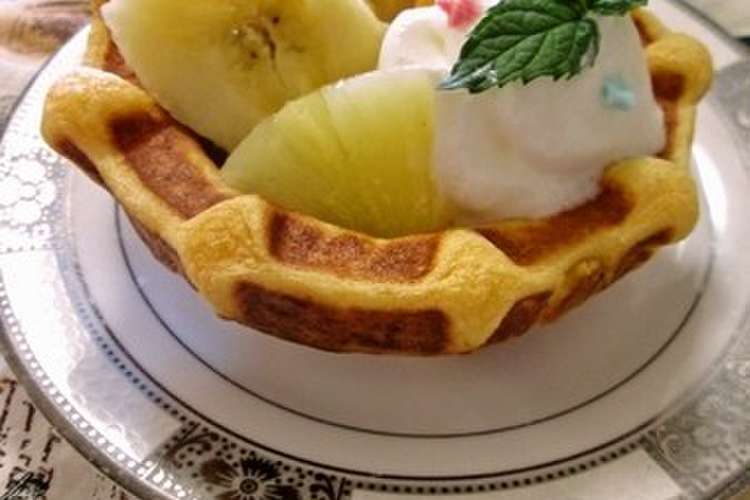 おから入りふんわり美味なワッフルボウル レシピ 作り方 By Miyuki12 クックパッド 簡単おいしいみんなのレシピが354万品