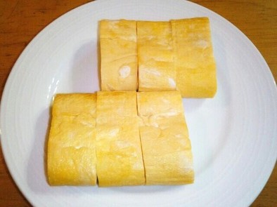 チーズの出汁巻き玉子の写真