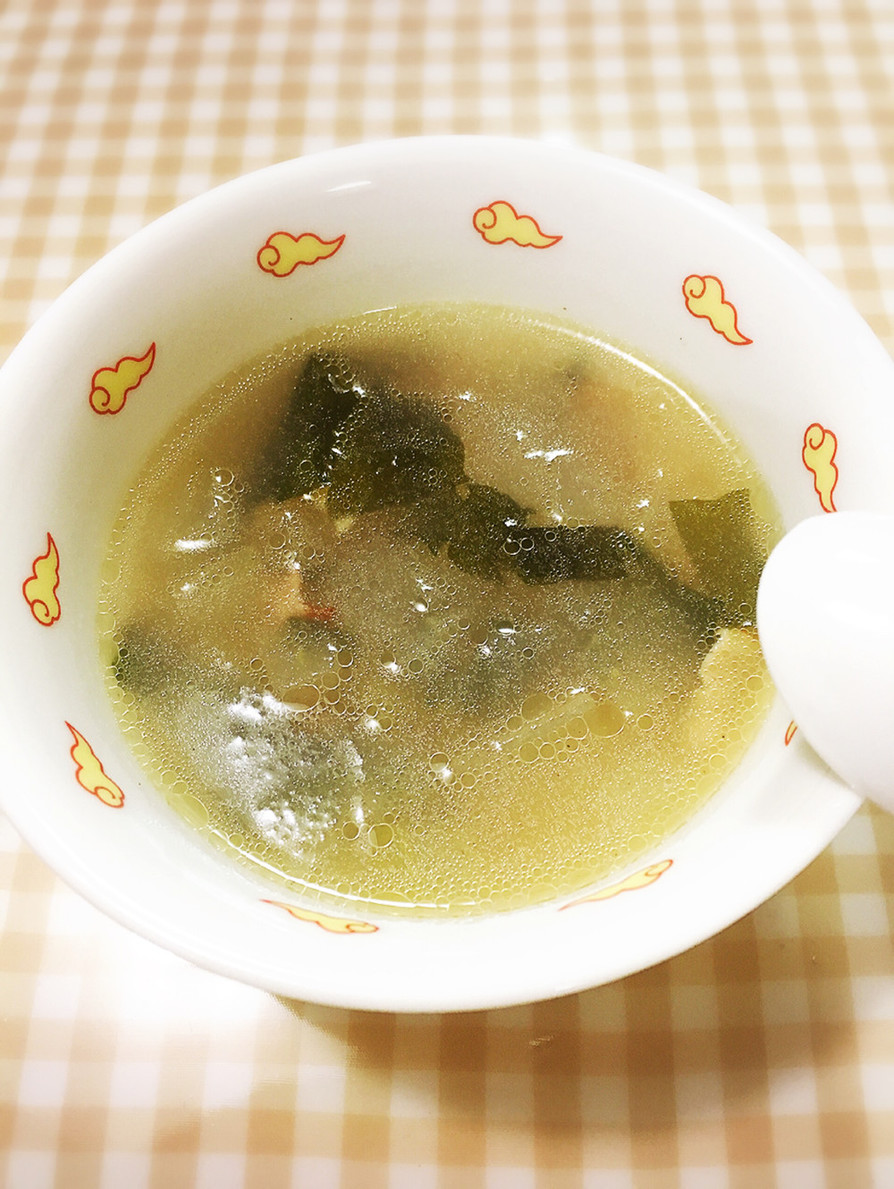 冬瓜とベーコンの中華スープの画像