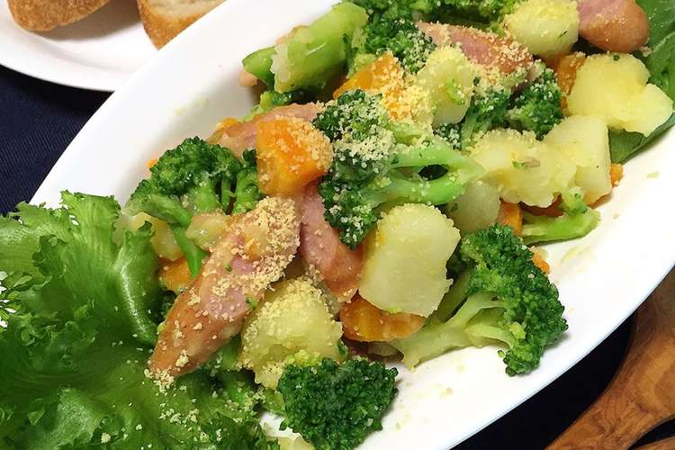 鍋ひとつ 簡単過ぎる温野菜サラダ レシピ 作り方 By ちゅんまっち クックパッド 簡単おいしいみんなのレシピが375万品