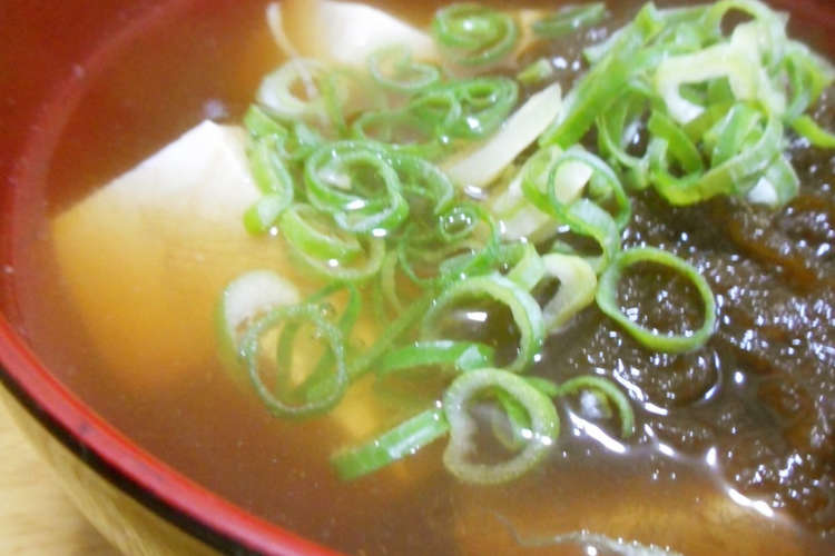 とろろ昆布と豆腐のお吸い物 レシピ 作り方 By 単 クックパッド 簡単おいしいみんなのレシピが352万品