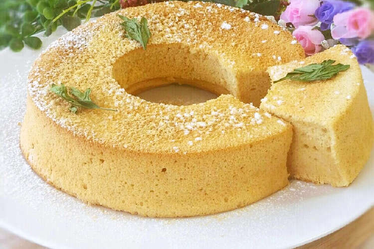 美レシピ きな粉とお豆腐のシフォンケーキ レシピ 作り方 By Maron クックパッド 簡単おいしいみんなのレシピが350万品