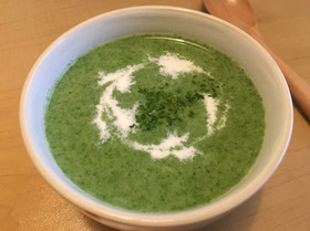 葉酸&鉄分たっぷり♡ほうれん草ポタージュ