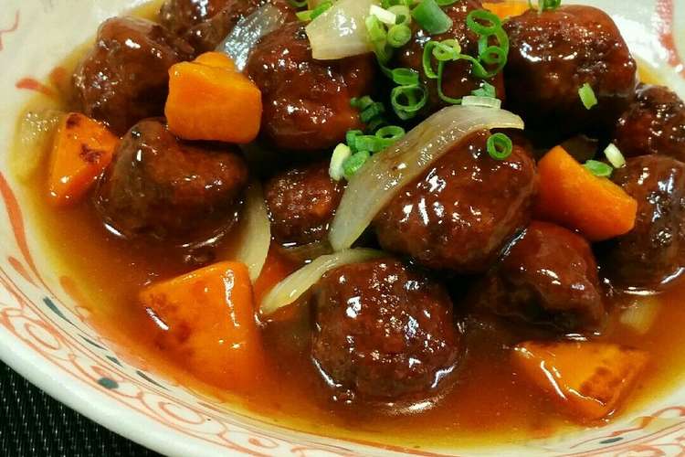 冷凍肉団子の甘酢あんかけ レシピ 作り方 By たまぴー クックパッド 簡単おいしいみんなのレシピが352万品