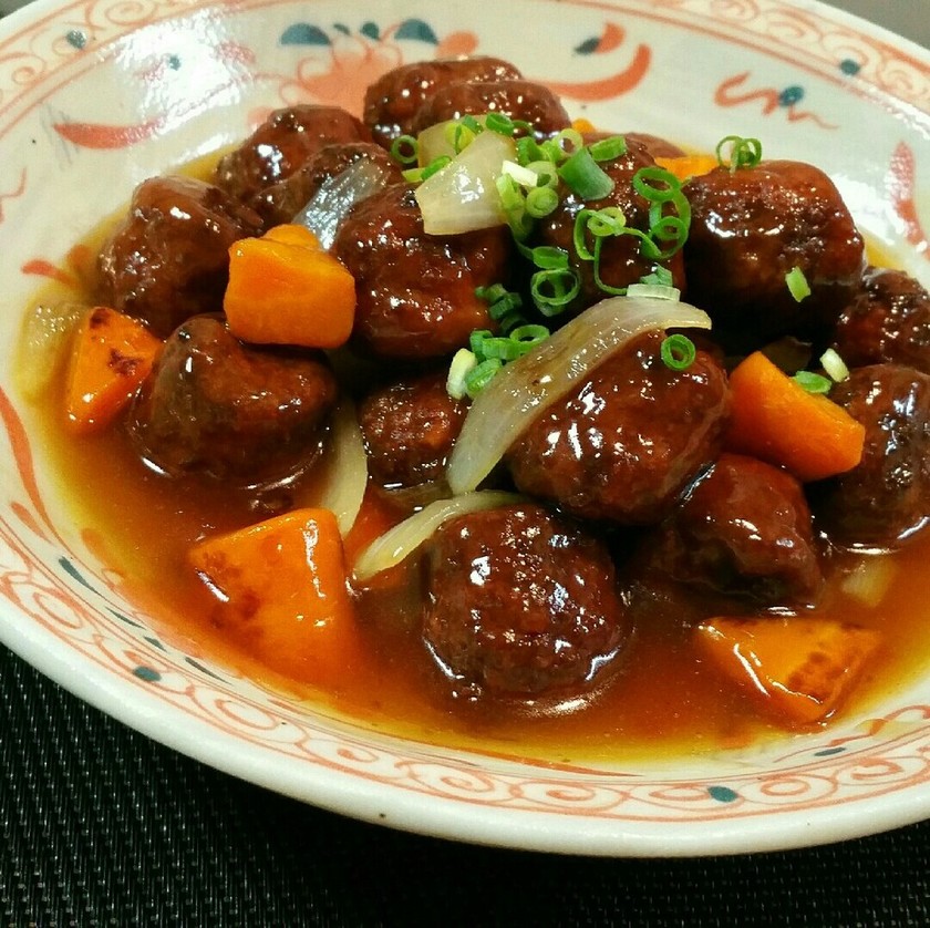 冷凍肉団子の甘酢あんかけ by たまぴー 【クックパッド】 簡単おいしいみんなのレシピが351万品